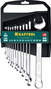 KRAFTOOL 12 шт, 6 - 24 мм, набор комбинированных гаечных ключей (27079-H12C)