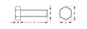 ЗУБР ГОСТ 7798-70, кл. пр. 5.8, M5 х 25 мм, цинк, 5 кг, болт (303080-05-025) 303080-05-025