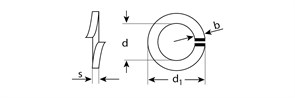 ЗУБР DIN 127, 12 мм, цинк, 5 кг, пружинная шайба (303850-12) 303850-12