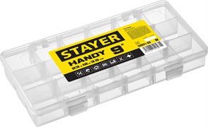 STAYER HANDY-9, 230 x 120 x 35 мм, (9″), пластиковый органайзер с 18 ячейками (38051-09) 38051-09_z01