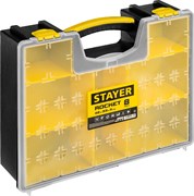 STAYER ROCKET-8, 420 х 330 х 110 мм, (16.5″), пластиковый органайзер с 8 съемными лотками (38033-16) 38033-16_z01