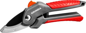 GRINDA G-24, 200 мм, с двухкомпонентными рукоятками, контактный секатор (423124) 423124