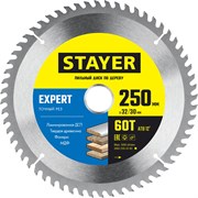 STAYER Expert, 250 x 32/30 мм, 60Т, точный рез, пильный диск по дереву (3682-250-32-60) 3682-250-32-60_z01