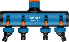 GRINDA TS-4, 3/4″ - 1″, четырехканальный, с внутренней резьбой, поливочные распределители, PROLine (8-426313) 8-426313_z02