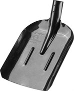 ЗУБР ПРОФИ-5, 350 х 230 мм, полотно рессорная сталь 1.6 мм закалено, с ребрами жесткости, без черенка, тип ЛСП, совковая лопата, Профессионал (39452)