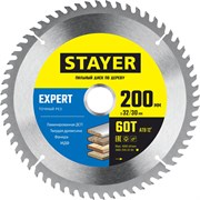 STAYER Expert, 200 x 32/30 мм, 60Т, точный рез, пильный диск по дереву (3682-200-32-60) 3682-200-32-60_z01