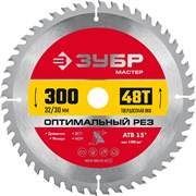 ЗУБР Оптимальный рез, 300 x 32/30 мм, 48Т, пильный диск по дереву (36912-300-32-48) 36912-300-32-48_z01