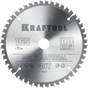 KRAFTOOL Multi Material, 165 x 20 мм, 48Т, пильный диск по алюминию (36953-165-20) 36953-165-20