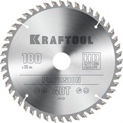 KRAFTOOL Precision, 180 х 20 мм, 48Т, пильный диск по дереву (36952-180-20) 36952-180-20