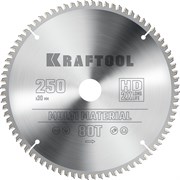 KRAFTOOL Multi Material, 250 х 30 мм, 80Т, пильный диск по алюминию (36953-250-30) 36953-250-30