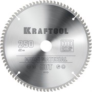 KRAFTOOL Multi Material, 250 х 32 мм, 80Т, пильный диск по алюминию (36953-250-32) 36953-250-32