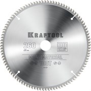 KRAFTOOL Multi Material, 260 х 30 мм, 100Т, пильный диск по алюминию (36953-260-30) 36953-260-30