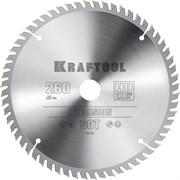 KRAFTOOL Precision, 260 х 30 мм, 60Т, пильный диск по дереву (36952-260-30) 36952-260-30