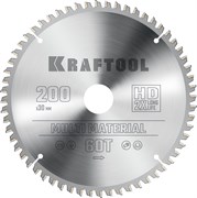 KRAFTOOL Multi Material, 200 х 30 мм, 60Т, пильный диск по алюминию (36953-200-30) 36953-200-30