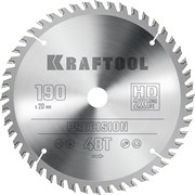 KRAFTOOL Precision, 190 х 20 мм, 48Т, пильный диск по дереву (36952-190-20) 36952-190-20