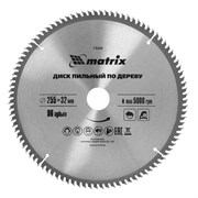 Пильный диск по дереву, 255 х 32 мм, 96 зубьев, кольцо 30/32 Matrix Professional 73245