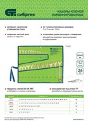 Набор ключей комбинированный 6-32 мм, 22 шт, желтый цинк Сибртех 15444