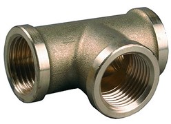 GENERAL FITTINGS внутренняя резьба 1″, латунь, тройник (51055-1) 51055-1