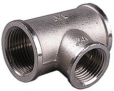 GENERAL FITTINGS внутренняя резьба 1″ - 1/2″ - 1″, латунь, переходной тройник (51060-1-1/2-1) 51060-1-1/2-1