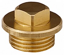 GENERAL FITTINGS 1″, с прижимной шайбой, никель, заглушка (51099-1) 51099-1