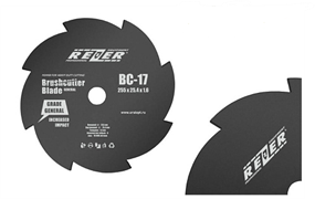 ВС-17  255х25.4х1.6мм нож д/бензокосы 8 зубьев,Rezer 03.010.00028