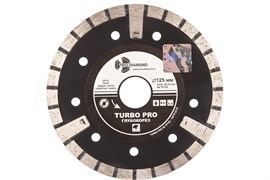 Диск алмазный отрезной Турбо Глубокорез Pro (125х22.23 мм) TRIO-DIAMOND