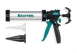 KRAFTOOL ULTRA 310 мл, регулировка силы давления, вариативная антикапельная система, универсальный закрытый пистолет для герметика (06677-31) 06677-31