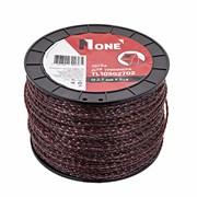 Леска для триммера 3.0LB (2,7 мм,1.35кг, крученный двухцветный,275м (2-ух слойный) бухта № 1 TL10302702