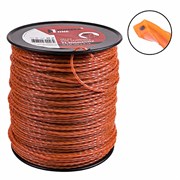 Леска для триммера 5.0LB (3.5 мм,2.25кг, крученный двухцветный, 271 м (2-ух слойный) бухта № 1 TL10503502
