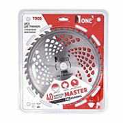 Диск TD05 диск для триммера с победитовыми наконечниками MASTER 255*25,4*40T №1 TD05 №1