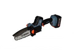 Пила цепная акк X2 SENIX  CSX2-M3-EU (20В, бесщет,шина 5",11м/с,масл.бак , 1 акк 4Ач, бескл.смена) 908484