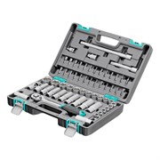 Набор инструментов, 1/2", CrV, пластиковый кейс 60 предметов Stels 14103