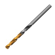 Сверло спиральное по металлу 4 x 75мм, Р6М5, Golden Tip, многогранная заточка Denzel 718272