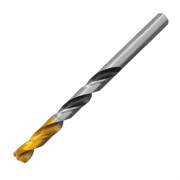 Сверло спиральное по металлу 8 x 117мм, Р6М5, Golden Tip, многогранная заточка Denzel 718282