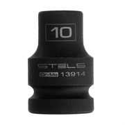 Головка ударная шестигранная, 10мм, 1/2", CrMo//Stels 13914