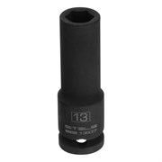 Головка ударная удлин. шестигранная, 13мм, 1/2", CrMo//Stels 13937