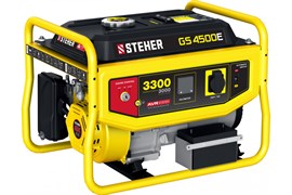 STEHER 3300 Вт, бензиновый генератор с электростартером (GS-4500E)