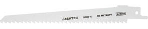 Полотно STAYER "PROFI" S611DF для сабельн эл.ножовки Bi-Metall, дерево, дерево с