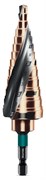 KRAFTOOL COBALT 6-30мм, 13 ступеней, азотирование, винтовая спираль, сверло ступенчатое(29691-6-30-13) 29691-6-30-13
