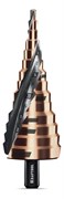 KRAFTOOL COBALT 4-39мм, 14 ступеней, азотирование, винтовая спираль, сверло ступенчатое(29691-4-39-14) 29691-4-39-14