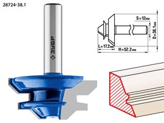 ЗУБР 38.1x14 мм фреза кромочная для углового сращивания 28724-38.1