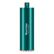 KRAFTOOL DIAMOND 152 мм (450 мм, 1 1/4″, лазерная сварка сегментов), Алмазная Коронка по железобетону (29825-152) 29825-152