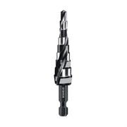 STAYER Pro-Max 4-12мм, 9 ступеней, винтовая спираль, сверло ступенчатое (29661-4-12-9) 29661-4-12-9