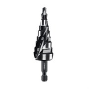 STAYER Pro-Max 4-20мм, 9 ступеней, винтовая спираль, сверло ступенчатое (29661-4-20-9) 29661-4-20-9
