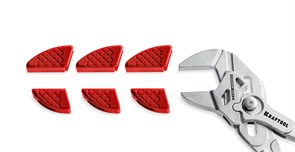 KRAFTOOL Vise-Wrench сменные защитные накладки на губки, для клещей 250 мм, набор из 3-х пар (22067-S3) 22067-S3
