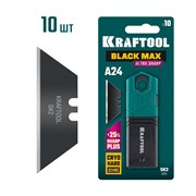KRAFTOOL BlackMax-A24, 10 шт, трапециевидные лезвия (09624-S10) 09624-S10
