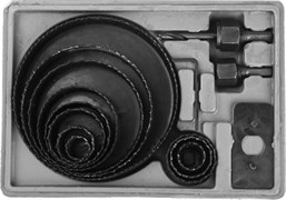 STAYER  Maxcut 12 шт, 19-127 мм, Набор кольцевых коронок по дереву 29600-H15