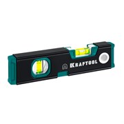 KRAFTOOL KOMPAKT-200, 200 мм, усиленный профиль, с зеркальным глазком, компактный магнитный уровень (34782) 34782