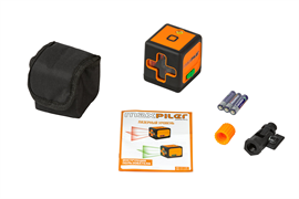 Уровень лазерный MLL-0125G (раб. диап.25м, зел.лазер, 2 луча, фикс., резьба под штатив,3x1.5В (ААА)) MLL-0125G