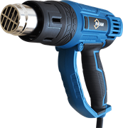 Inkam HG-2200K Фен технический (2,2кВт, мех. рег. 8 ступеней, кейс) HG-2200K
